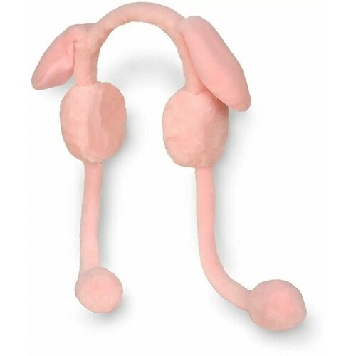 Мягкие Наушники Зайки длинные розовые 058D-2909D 1652₽