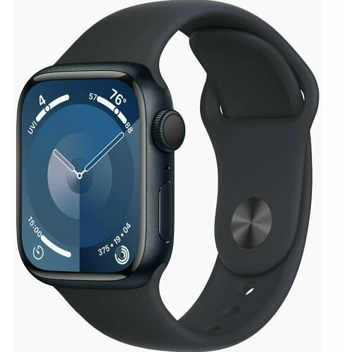 Умные часы Apple Watch Series 9 45 мм Aluminium Case midnight Sport Band 4792500₽