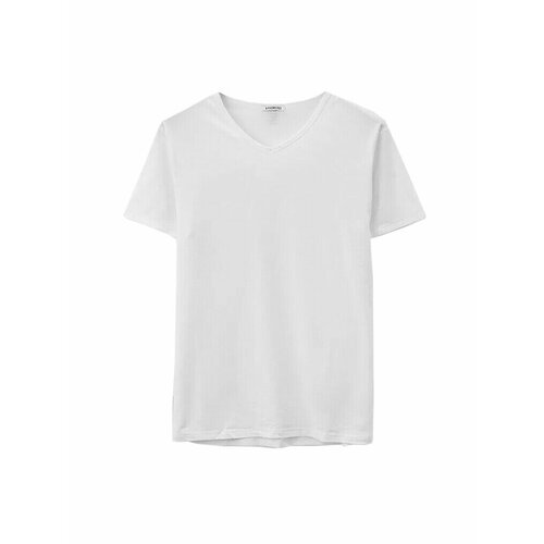 фото Футболка bikkembergs essential - t-shirt v-neck, размер s, белый