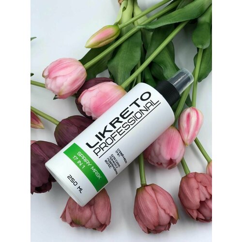 LiKreto Professional Несмываемая спрей-маска 17 в 1 для восстановления поврежденных волос с термозащитой, 250мл