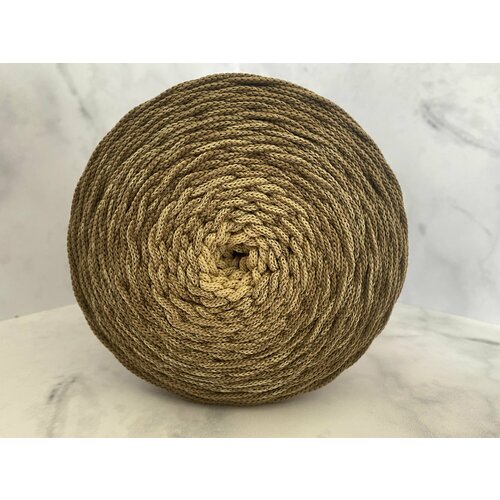 Полиэфирный шнур 2мм капучино-песок 500 метров 1500₽