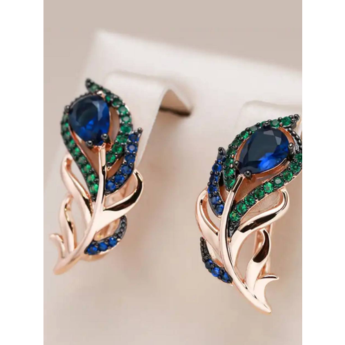 Комплект бижутерии XINQUAN jewelry серьги циркон золотистый 860₽