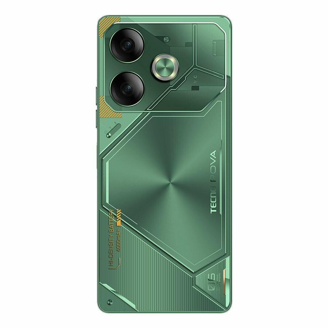 Смартфон Tecno POVA 6 LI7 256+8, зеленый — фото 1