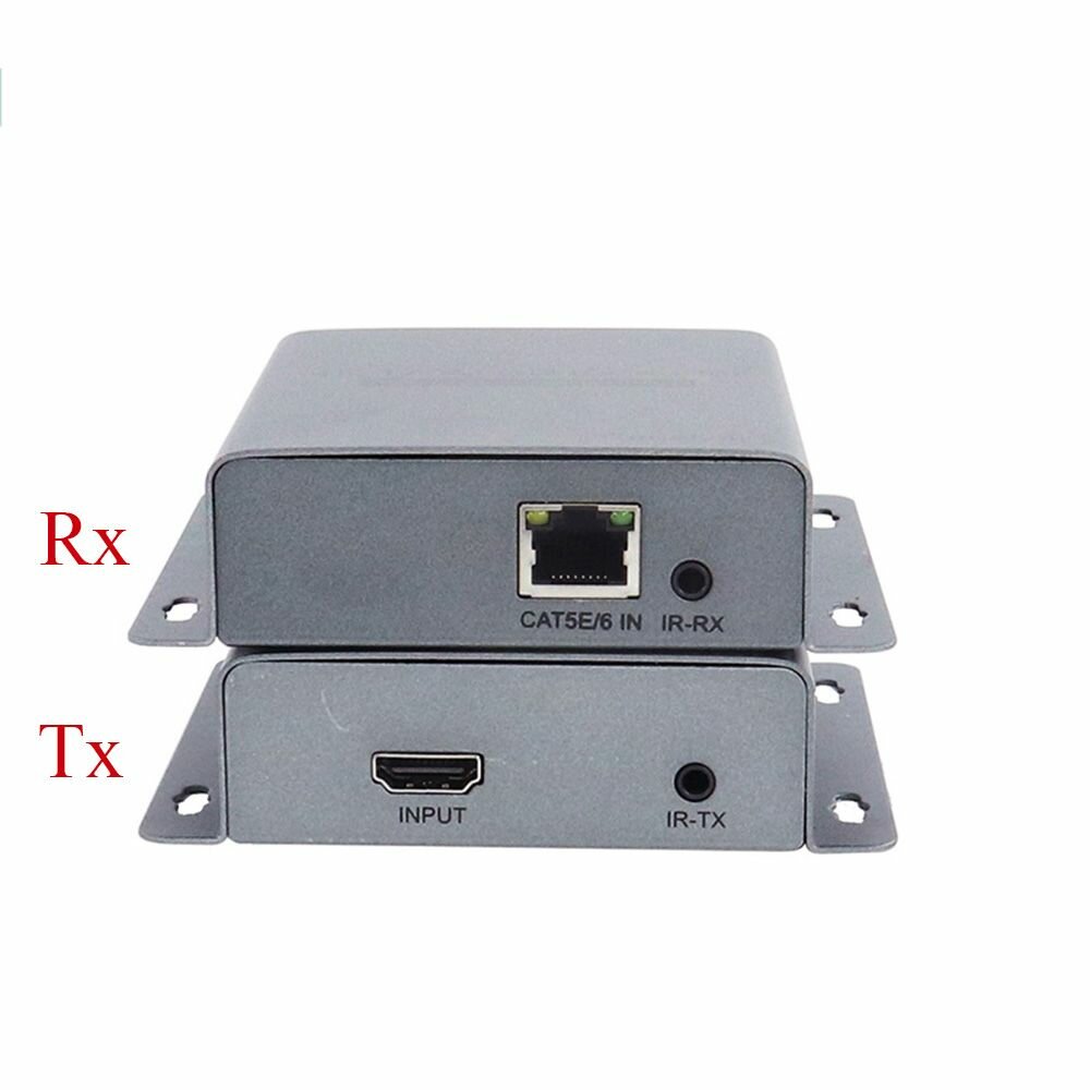 Удлинитель HDMI extender до 120 м по витой паре, 4K, IR (ORIENT VE048) — фото 1