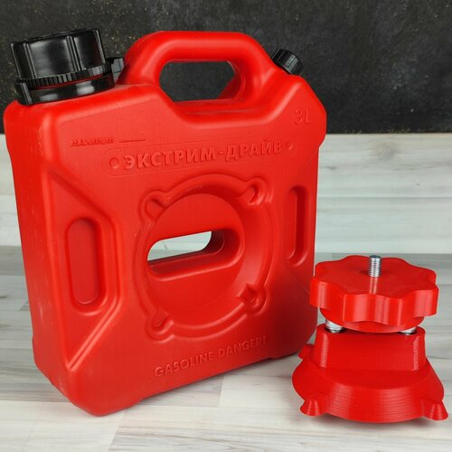 Комплект Канистра Экстрим+ 3 л. и Крепление для экспедиционной канистры 