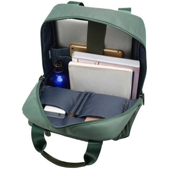 Рюкзак для ноутбука Lamark 15.6", полиэстер, бирюзовый - фото №4