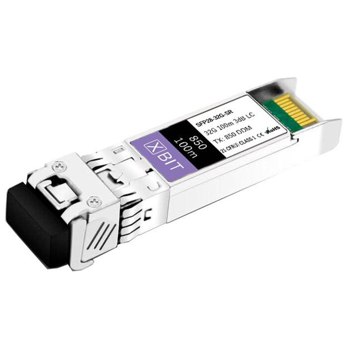Трансивер Xbit SFP28-32G-SR SFP28 32Gb/s 100m 850nm MM 3dB 2LC DDM - фото №1