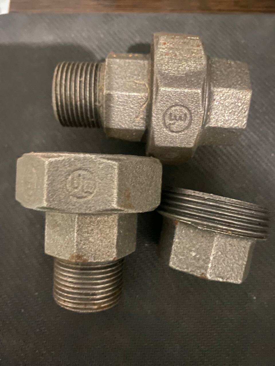 Соединитель прямой американка чугун оц Ду 20 (3/4") ВР/НР Fittex — фото 1