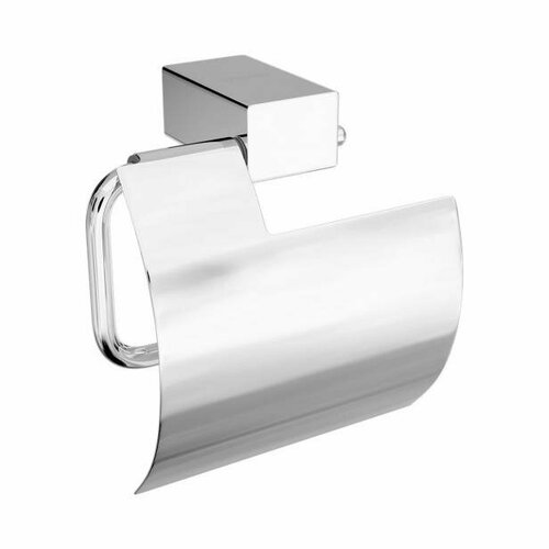 фото Lemark держатель для туалетной бумаги lemark smooth line с крышкой, хром (9721010)