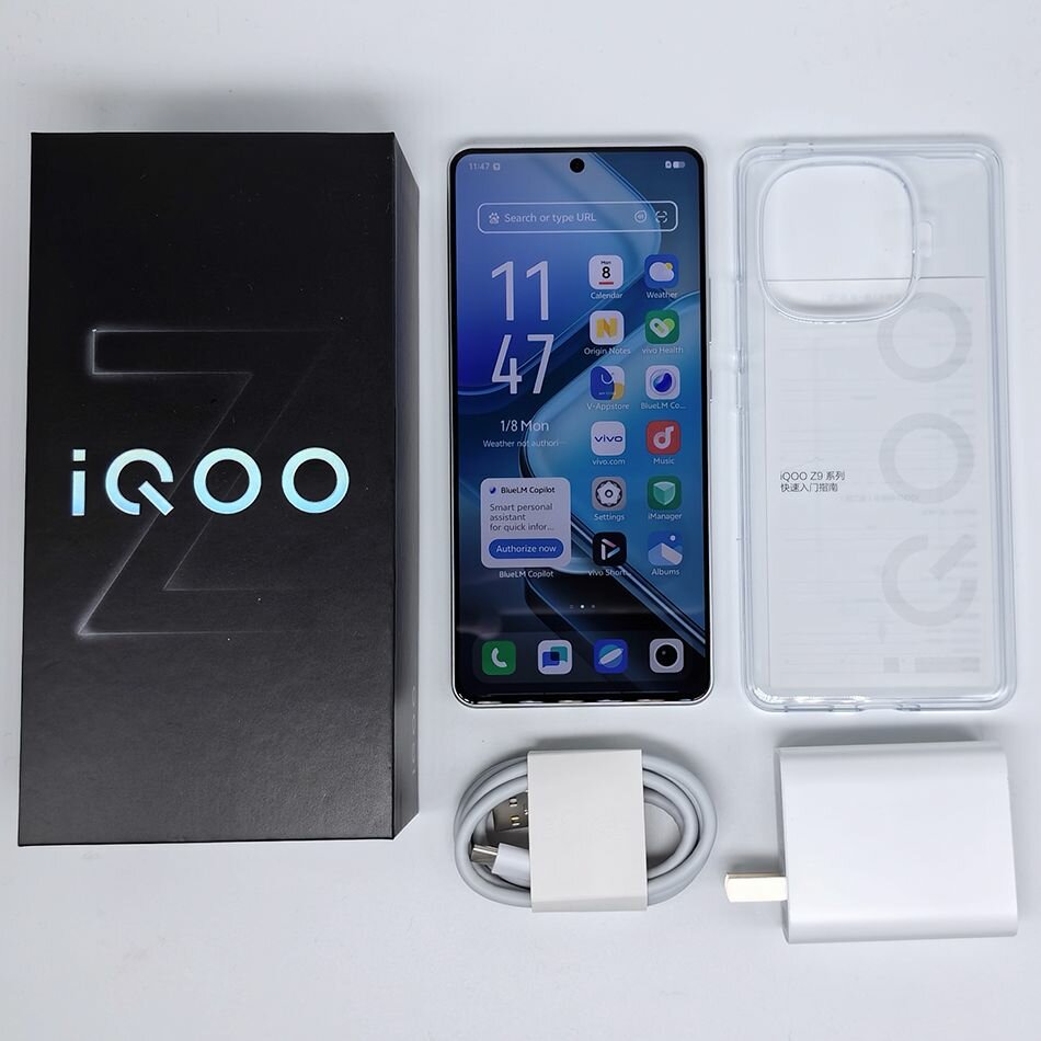 Смартфон IQOO Z9 5G NFC Snapdragon 7 Gen 3 двойная камера 50 МП 6000 мАч экран 144 Гц 12ГБ 256 ГБ черное — фото 1