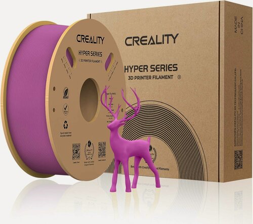 Изображение товара Филамент Creality Hyper Series PLA 3D Printing 1kg Фиолетовый