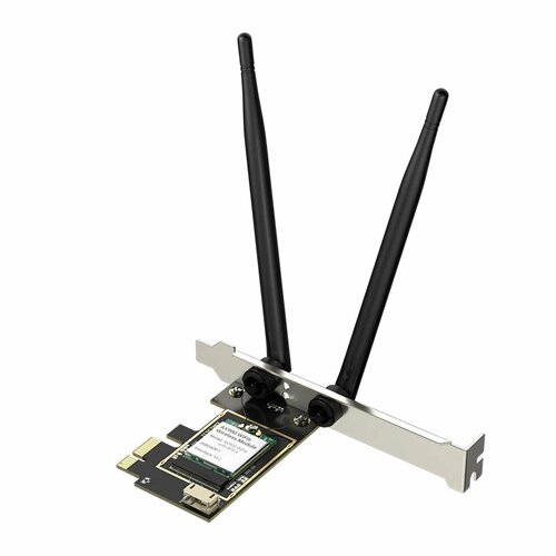 Беспроводная сетевая карта EDUP WiFi6 PCI Express, 900 Мбит/с, 2,4 ГГц/5 ГГц, PCIE LAN адаптер, Bluetooth 5,4, Wi-Fi адаптер для ПК Win 11/10, 9617ES