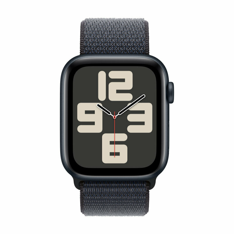 Apple Watch SE 2024, 40 мм, алюминий цвета "Midnight", Ink Sport Loop (MXEA3) — фото 1
