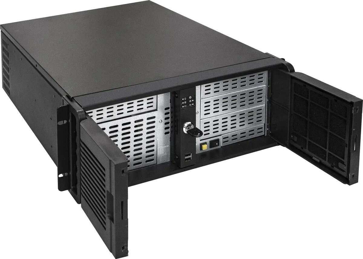 Корпус серверный 4U Exegate EX293246RUS RM 19", глубина 480, БП 1100RADS, USB - фото №3