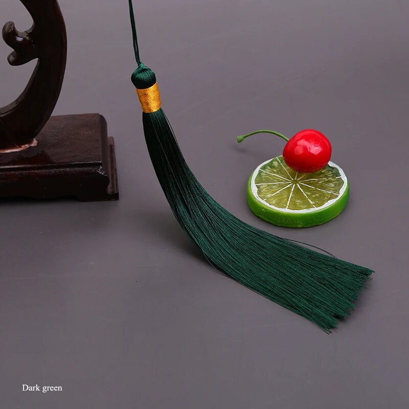 Шелковая кисточка Dark green, 4 шт.