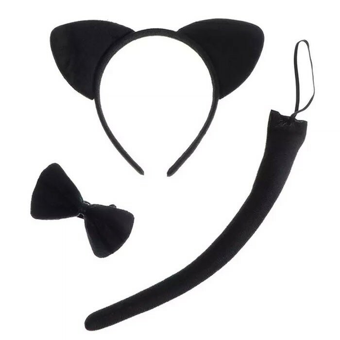 Карнавальный набор 3 пр. ушки бантик и хвостик FG240519093Q