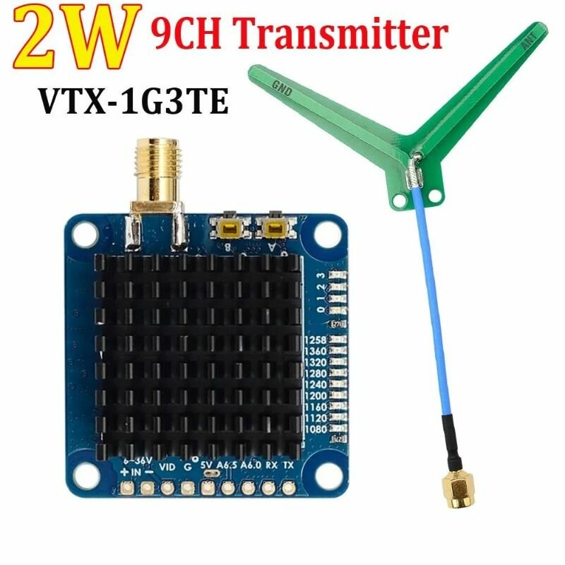 Видеопередатчик HumbirdTec 1,2 1,3 ГГц VTX-1G3TE