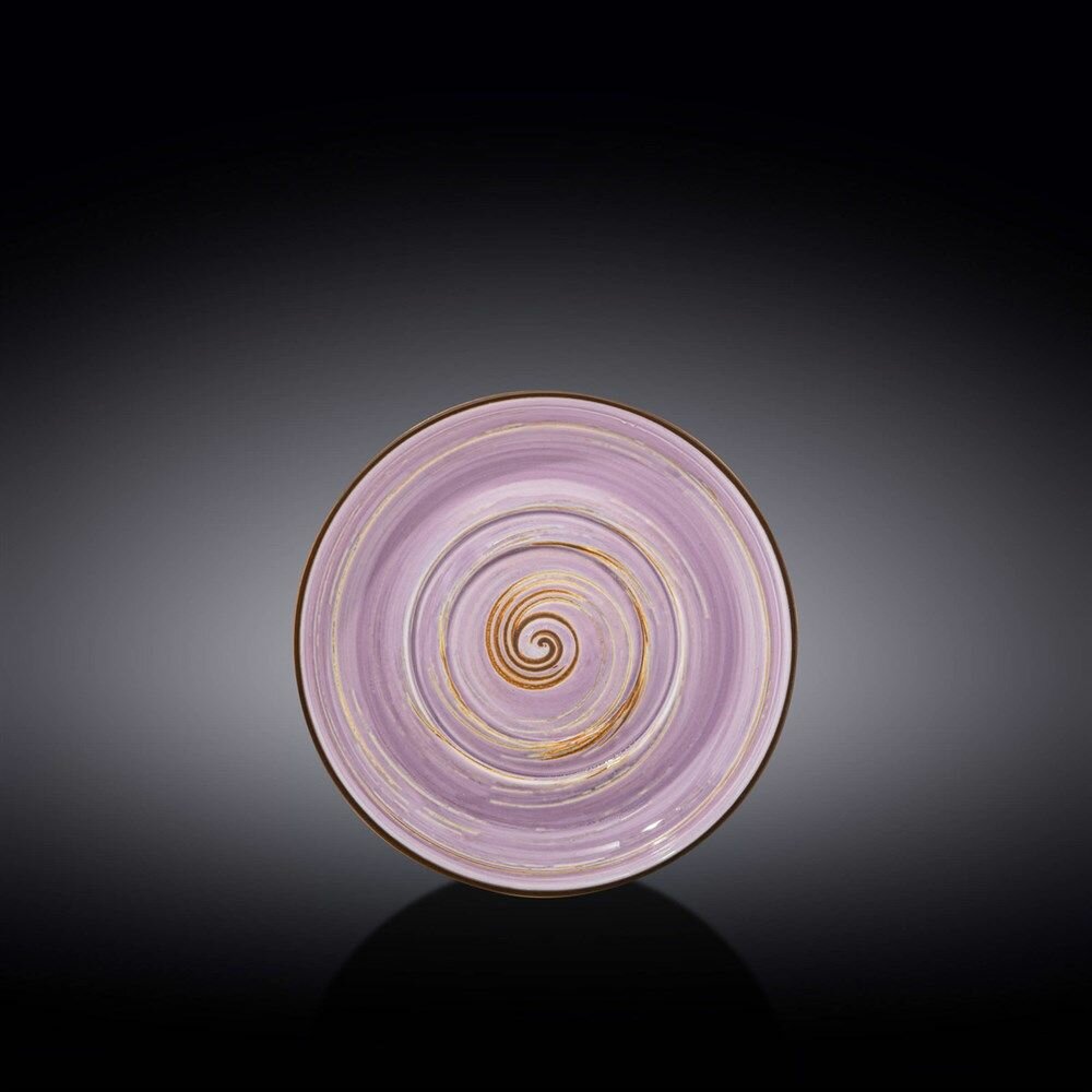 Блюдце универсальное Спираль лавандовая 16 см. (Spiral lavender). Wilmax