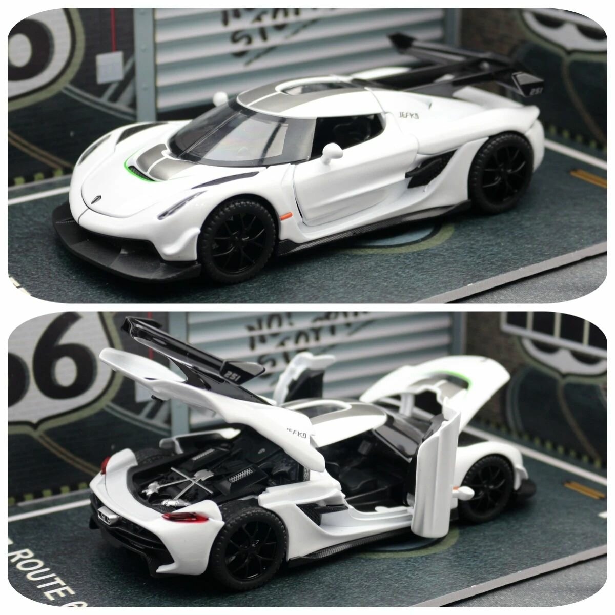 DIECAST CAR 1/32 Коллекционная металлическая машина Koenigsegg JESKO