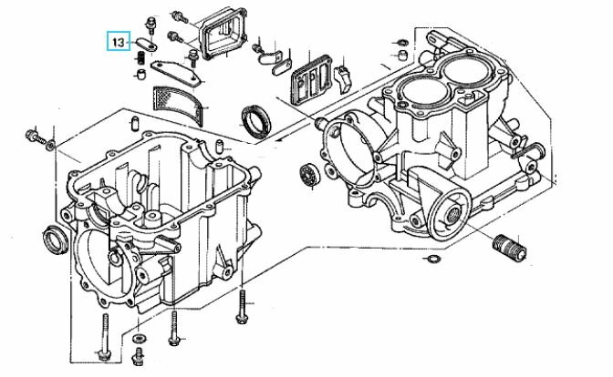 Пластина клапана двигателя Honda GX360 и лодочного мотора BF5; Артикул Honda: 15475ZA0000 (Оригинал)