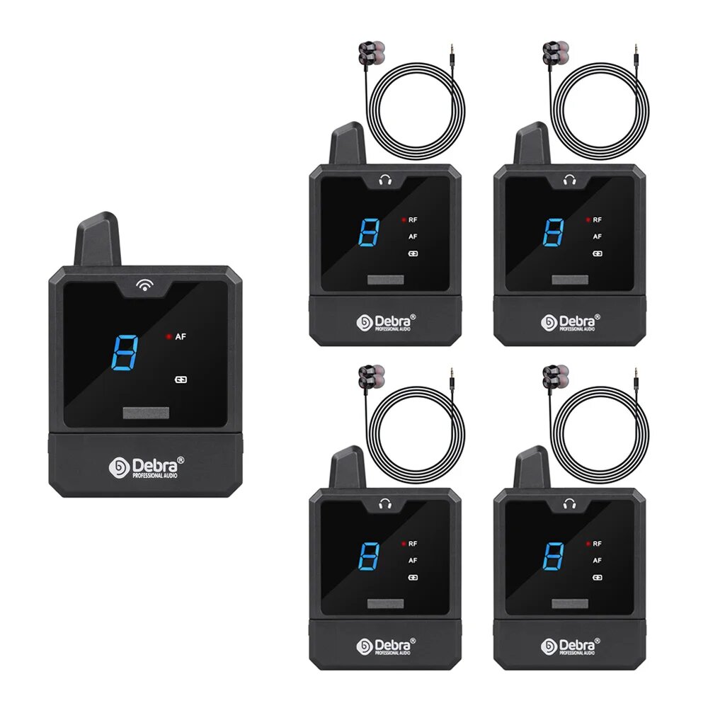 PROFUL Er-Mini беспроводные вкладыши мониторинга, With 4 Receiver