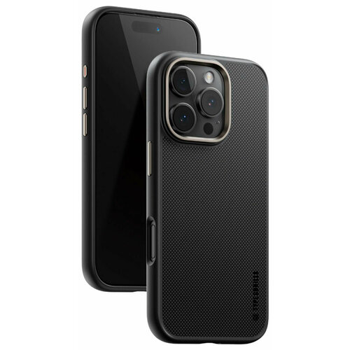 фото Чехол с магнитным покрытием type gorilla 600d armor aramid fiber iphone16 pro max, black (bl-t59-ip16pm-600d-amr-bk)