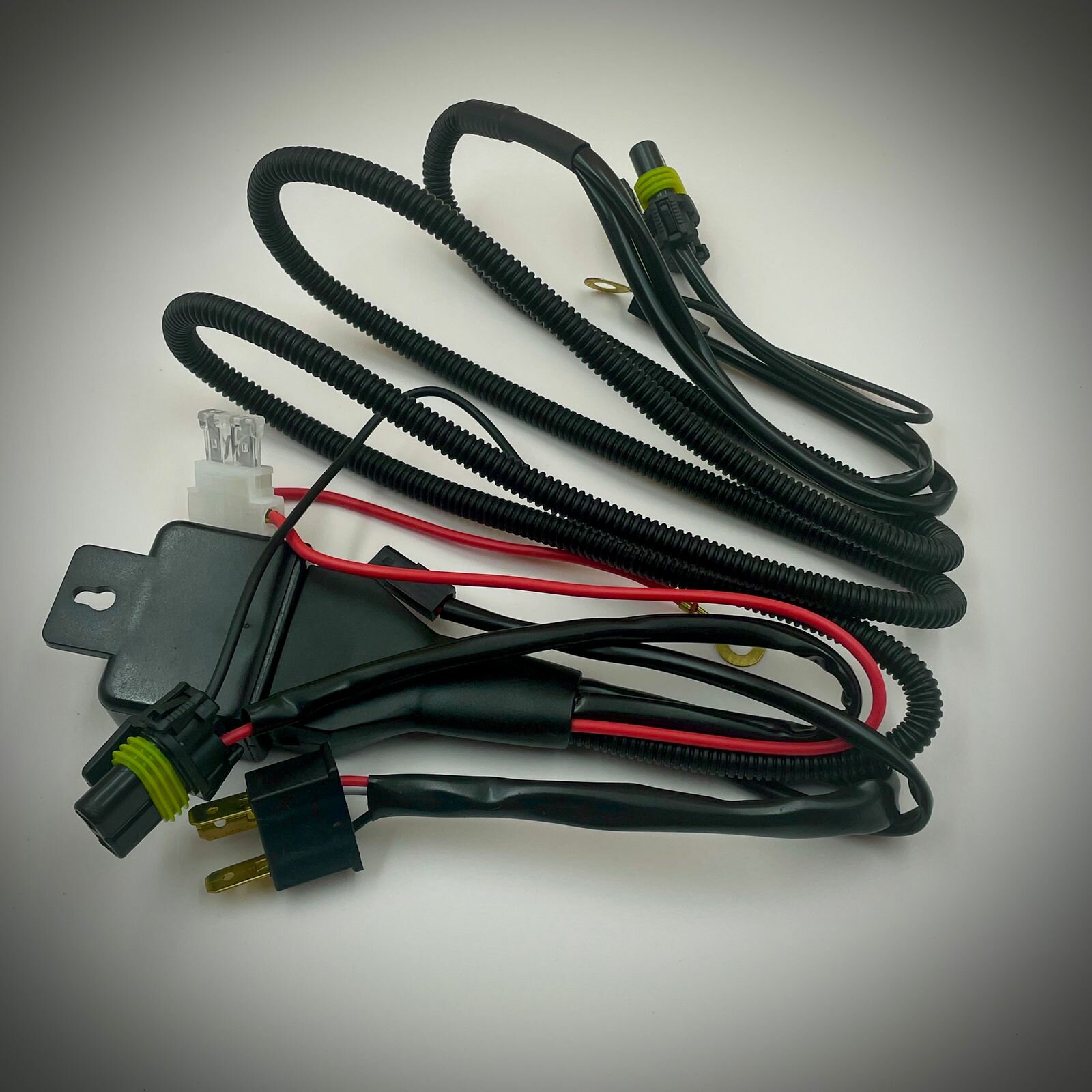 Проводка H4 - проводка для линз - ближний / дальний ( Коса / Реле ) Биксеноновая проводка