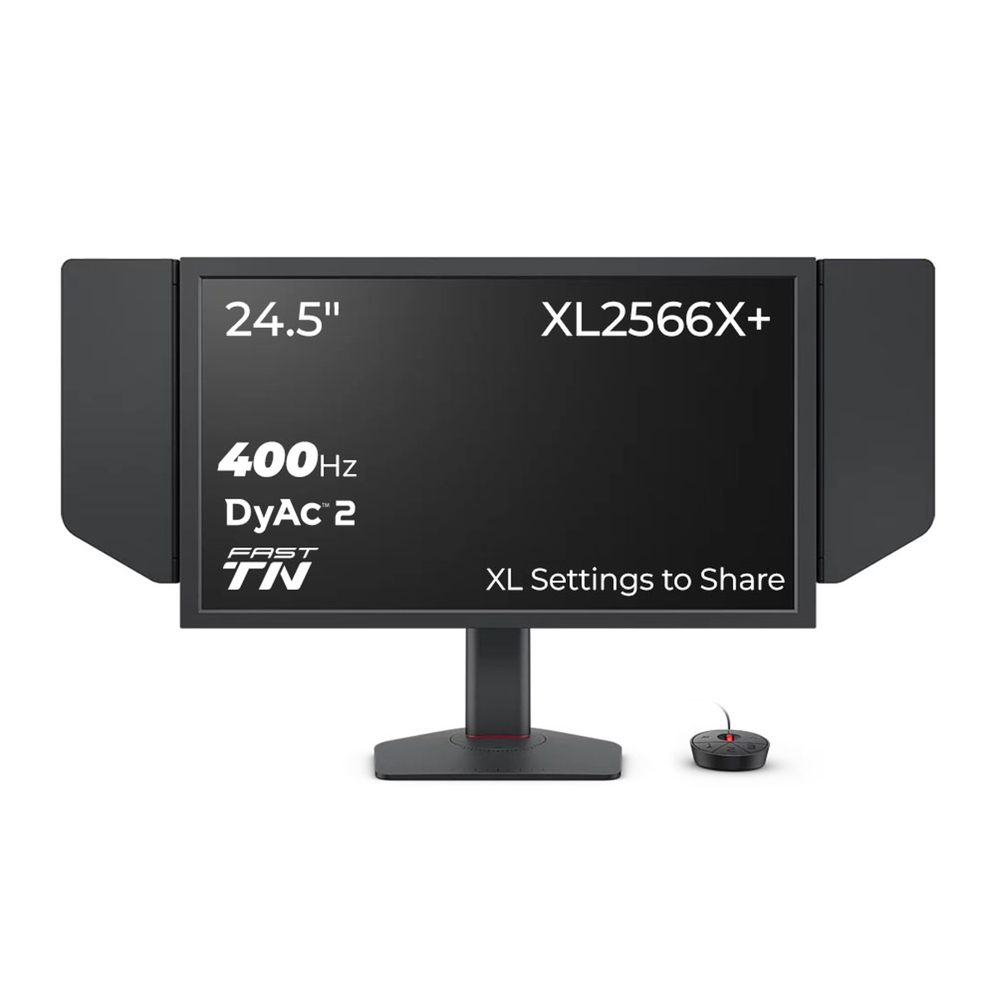 24.5" Монитор для киберспорта BENQ ZOWIE XL2566X+, 1920x1080, TN, 400 Гц, 1000:1, 320cd, 1ms, 2HDMI, DP, с козырьком
