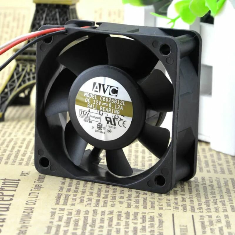 C6025B12L 6 см 6025 6*6 см 60*60*25 мм 12 В 0,12 А серверный инверторный вентилятор охлаждающий вентилятор