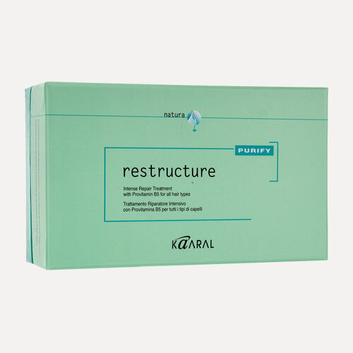 Изображение товара Kaaral Purify-RESTRUCTURE. Интенсивный восстанавливающий лосьон Repair Treatment, 12x10 мл