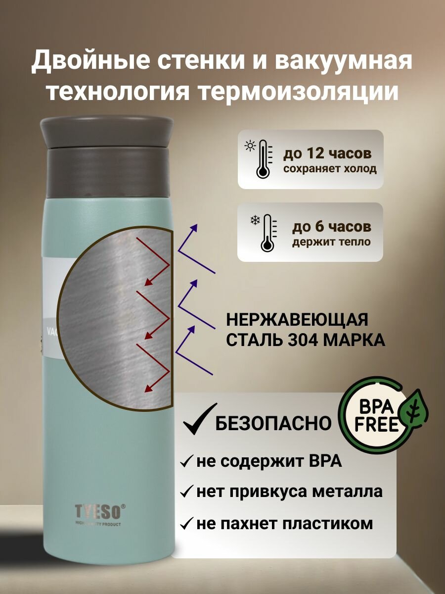 Кружка 'Круглое плечо' 500 мл TS-8730B — фото 1