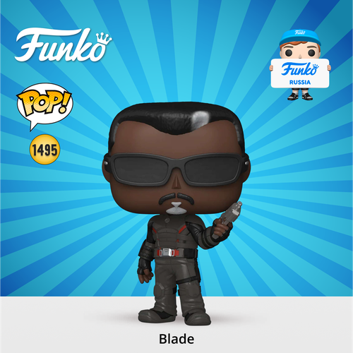 фото Фигурка funko pop! bobble marvel deadpool 3 blade (1495) 84847