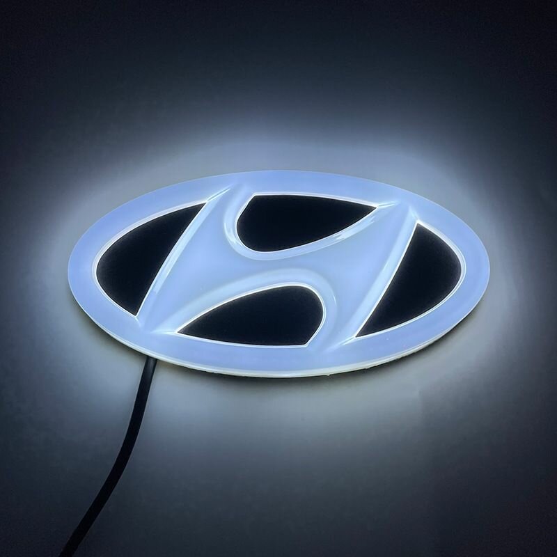 Подсвечиваемый значок Hyundai-(130 мм x 65 мм)