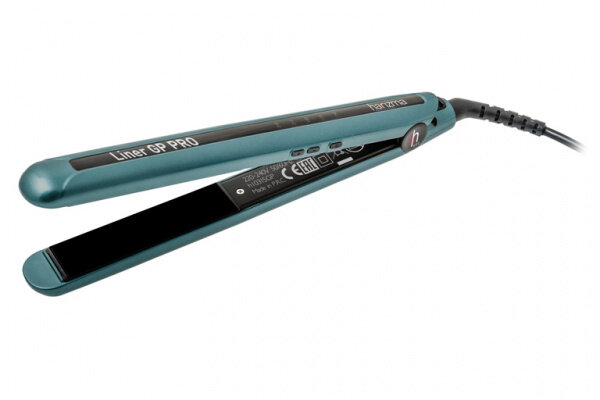 Выпрямитель волос harizma "Liner GP", керамическое покрытие, синий, 230°C — фото 1