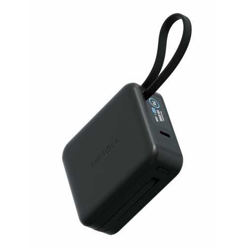 Energea АКБ MagPac MINI Plus, 10000W Magnetic wireless 15W +С 20W +2 C cables and Display Black