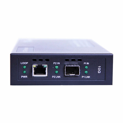 Медиаконвертер SFP+, 10G-Base-T – 10G-Base-X, RJ-45