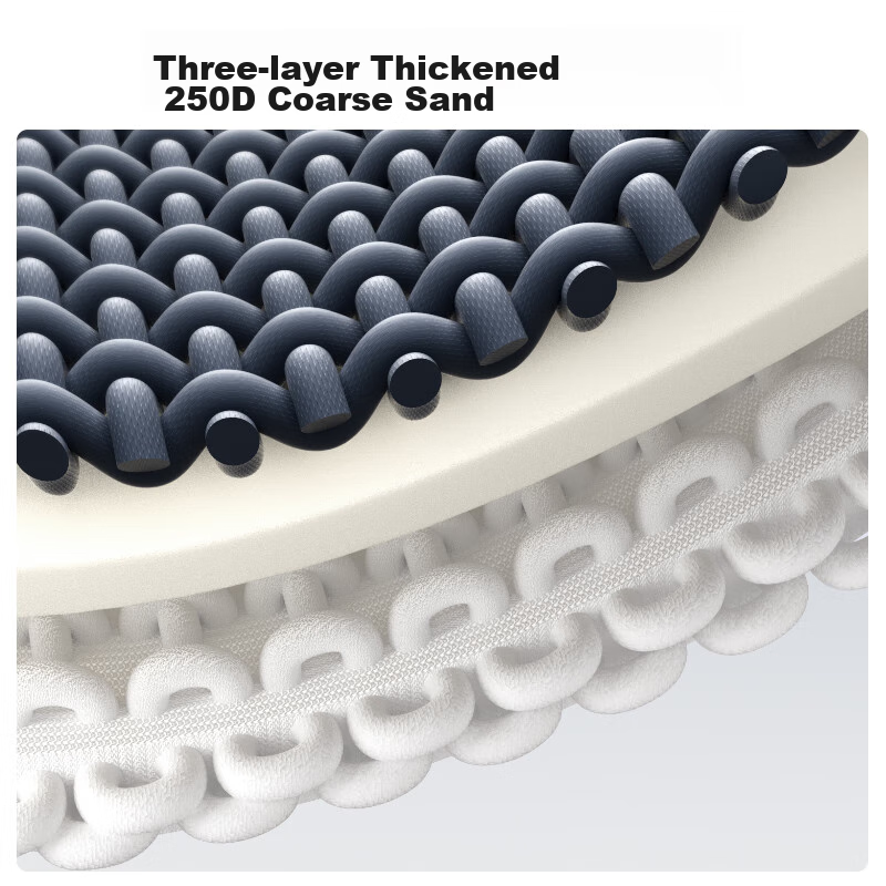 Creative Art Exfoliating Washcloth for Men, Bathing Essential, Gloves for Scrubbing Back, Coarse And Fine Sand for Dead Skin Removal, Extra Large And Thick Double-Sided