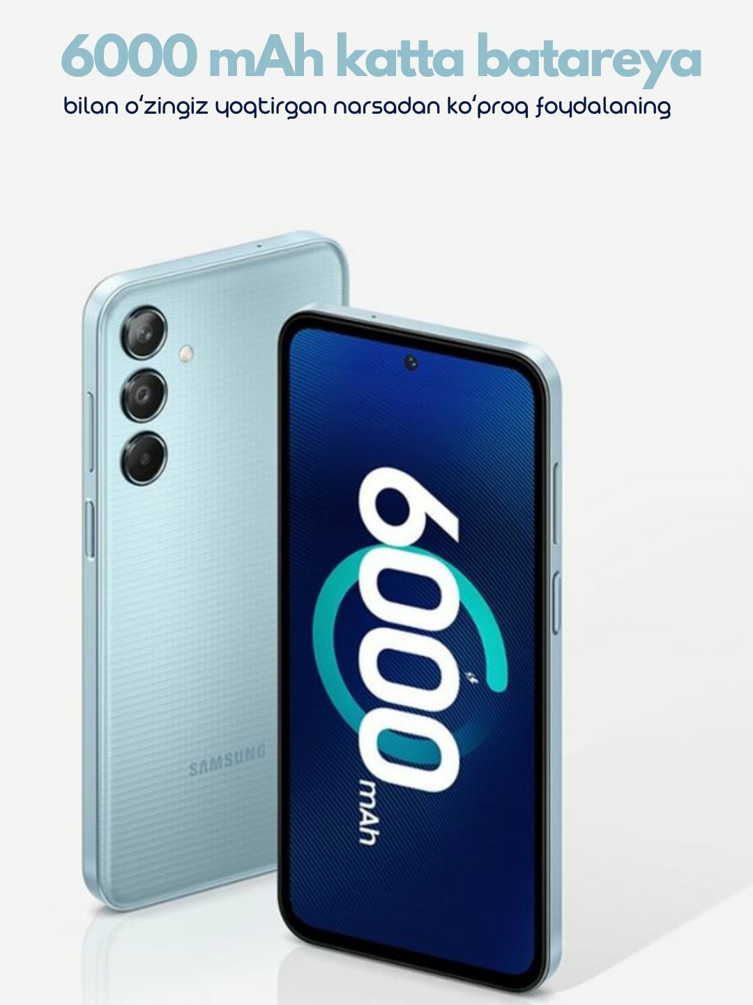 Cмартфон Samsung Galaxy M35 5G, в подарок Bluetooth наушники TWS M10, Темно-синий, 6/128GB — фото 1