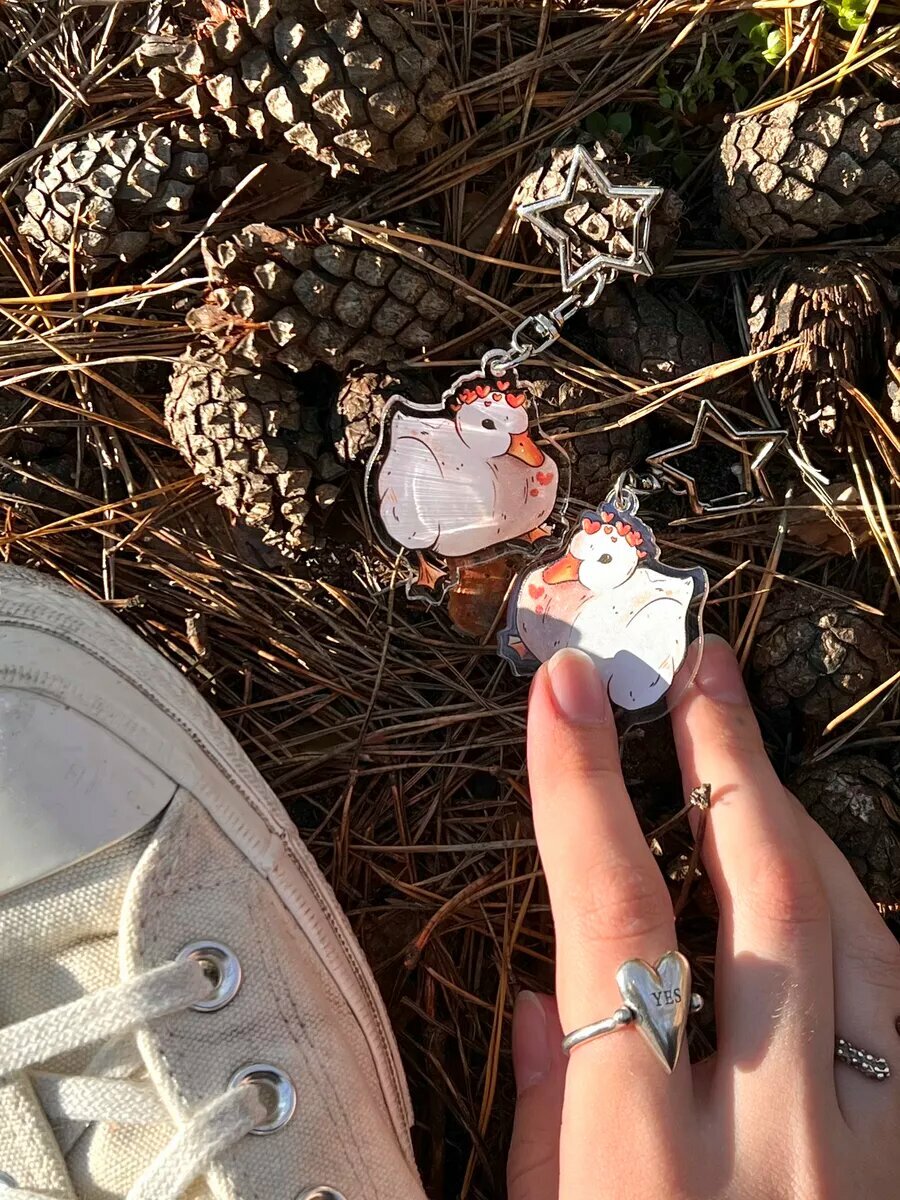 Брелок опрокинутый лес