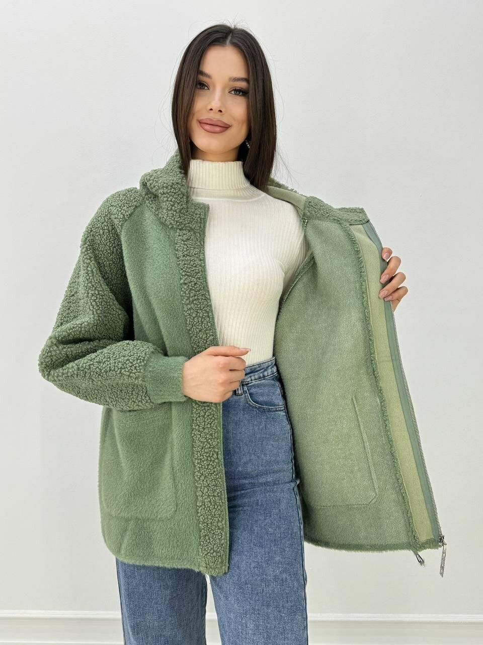 Ветровка  барашек весенняя 54-60