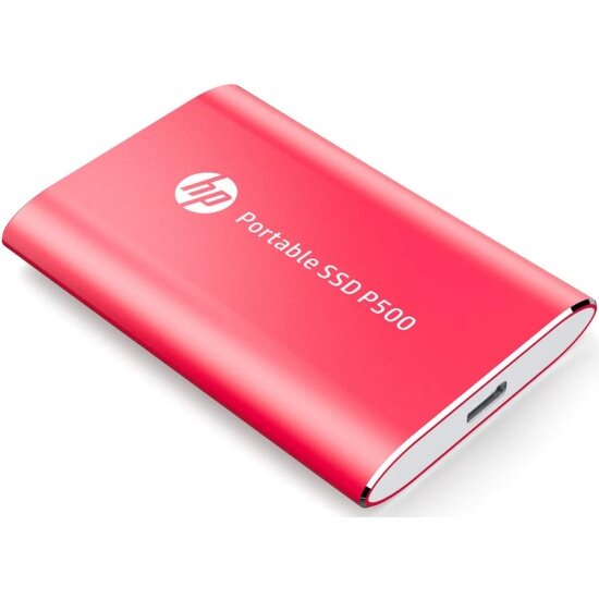Внешний SSD диск HP P500 250Gb USB 3.1 gen.2 / USB Type-C / USB Type-A, OTG, красный (7PD49AA#ABB)