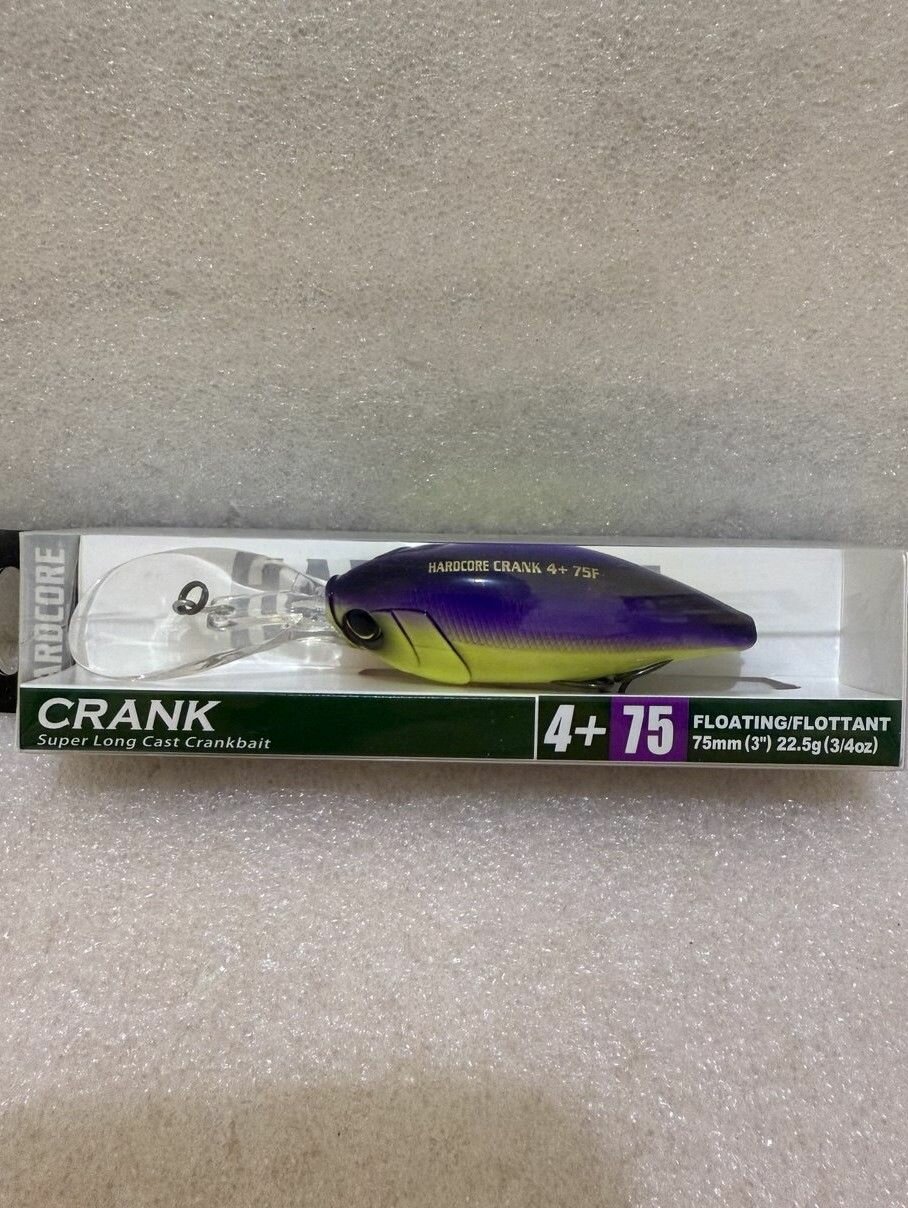 Воблер DUEL HARDCORE CRANK 4+ 75F R1377-PUCL (75мм,22.5г.) — фото 1