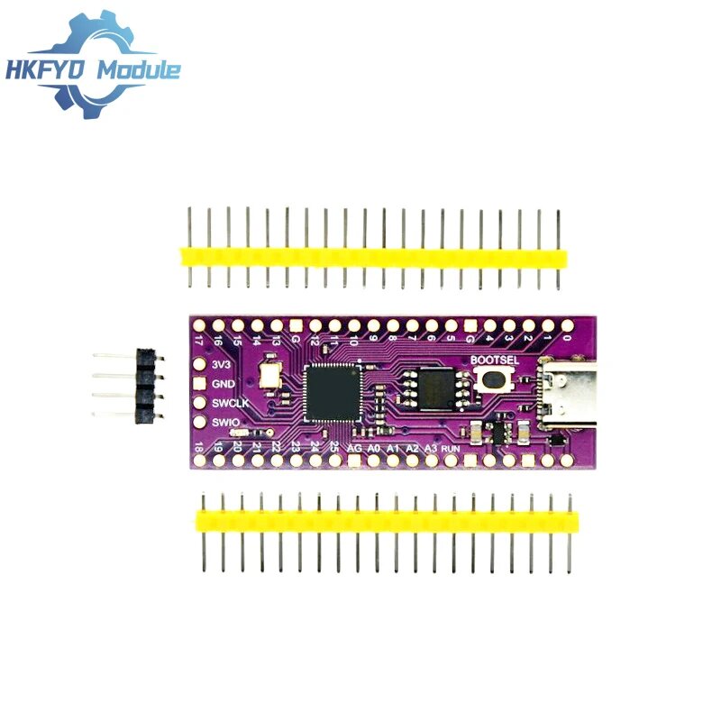 Модуль макетной платы RP2040 для Raspberry Pi Pico Micropython Core, основное управление, 264 КБ ОЗУ, 4 МБ, 16 МБ Flash, 16MB