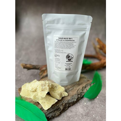 фото Масло какао 250 г green cacao, натуральное / перу 100% / надежная упаковка