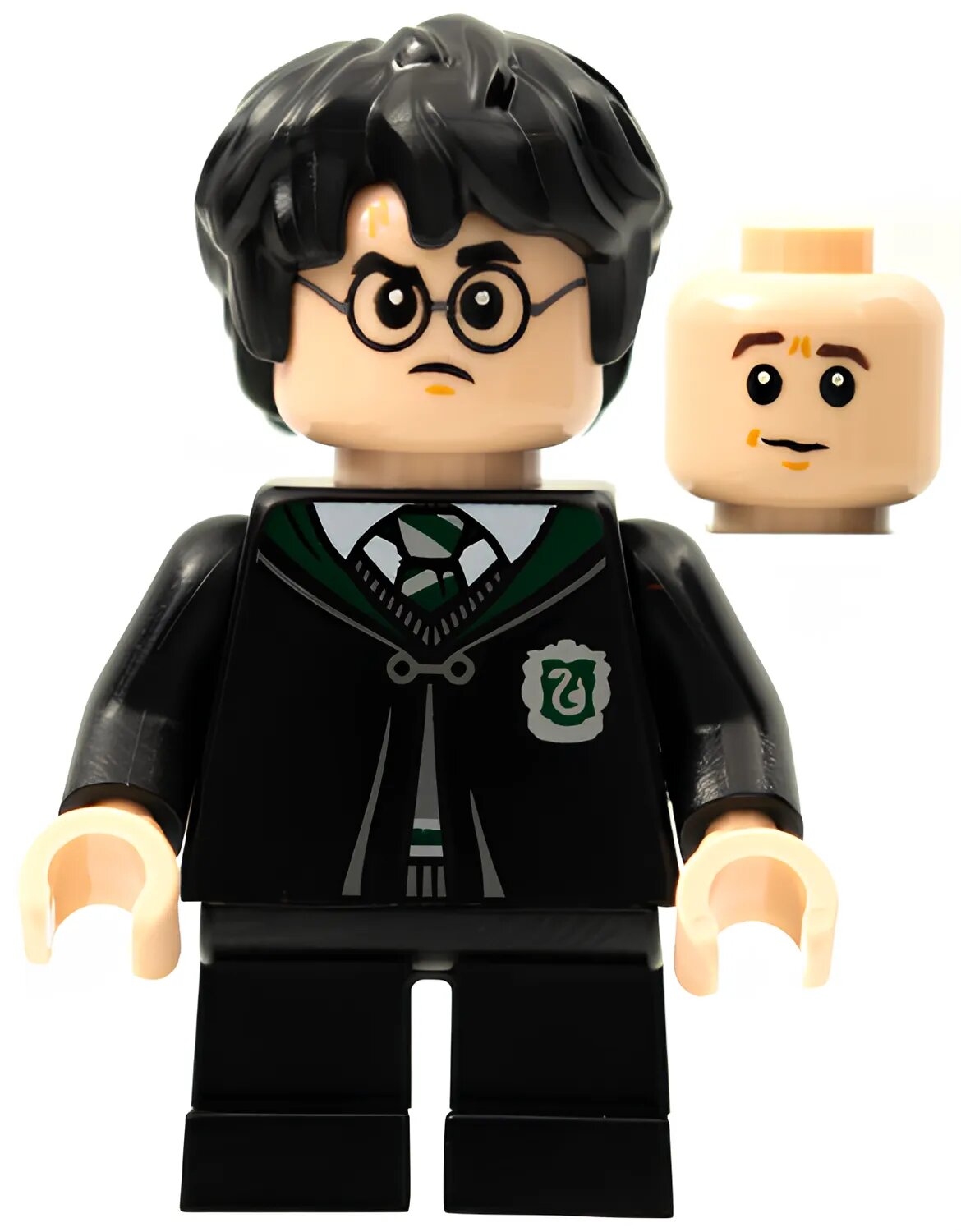 Минифигурка Lego Harry Potter - Black Slytherin Robe and Short Legs (Gregory Goyle Transformation) hp285 U