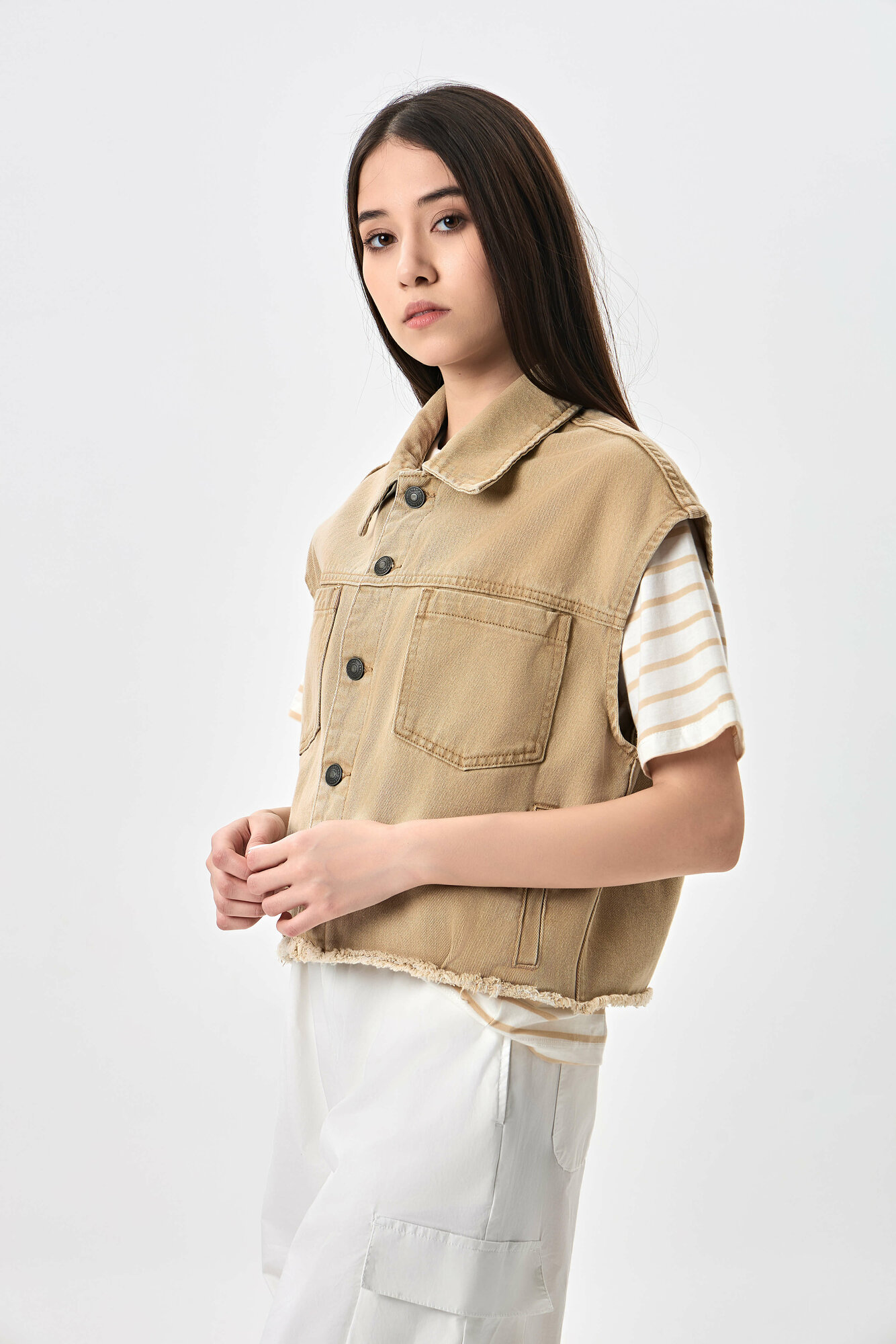 Жилет спортивный TERRA PRO, размер L, beige — фото 1