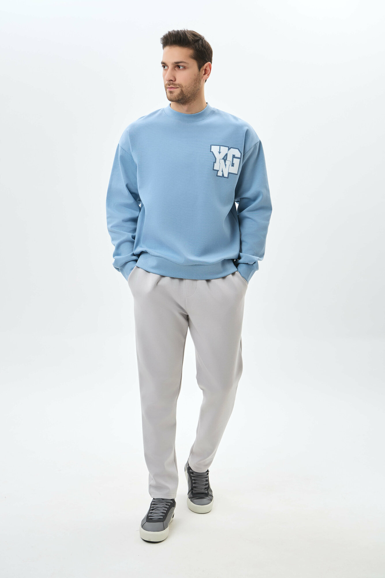 Брюки спортивные TERRA PRO, размер XL, grey — фото 1