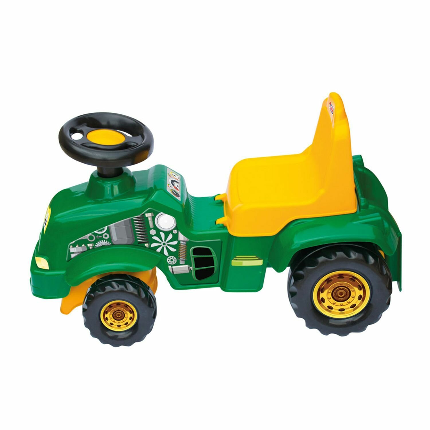 Трактор-каталка, зеленая — фото 1