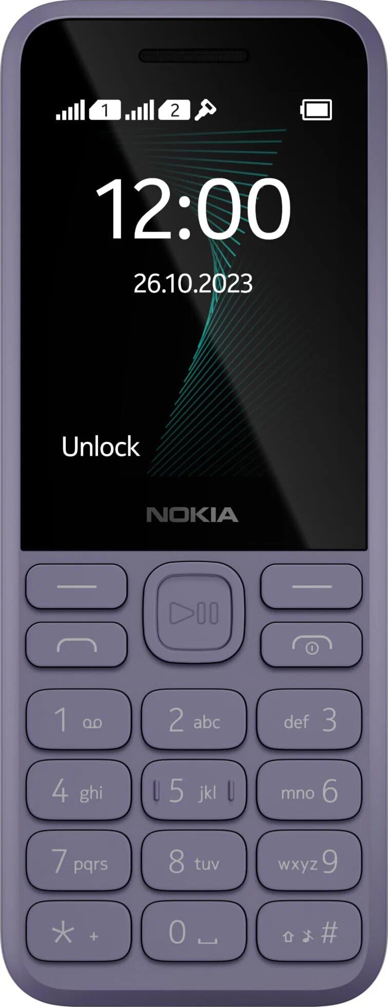 Кнопочный телефон Nokia TA-1576 DS 130, пластиковый корпус, 3G/2G, Android 2.1, ударопрочный