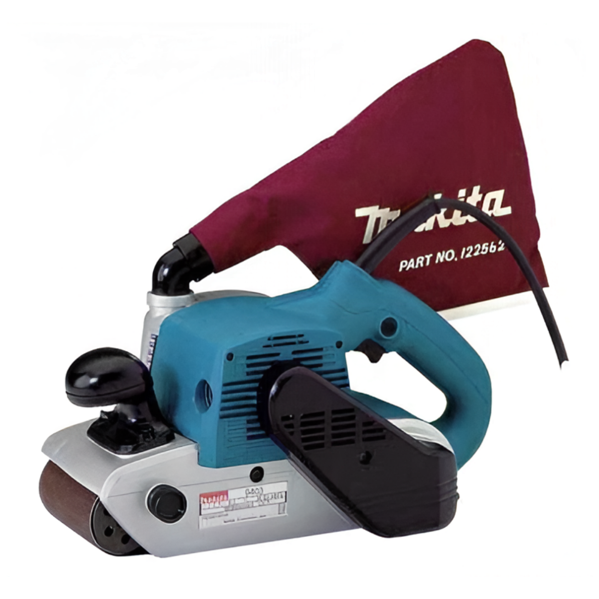Шлифовальная машина Makita 9403 ленточная, мощность 1200 Вт; Скорость 500 м/мин; 610 ммх100 мм, зеленый, пылесборник